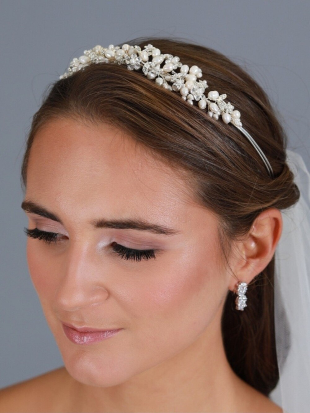 Mariell Freshwater Cluster Tiara